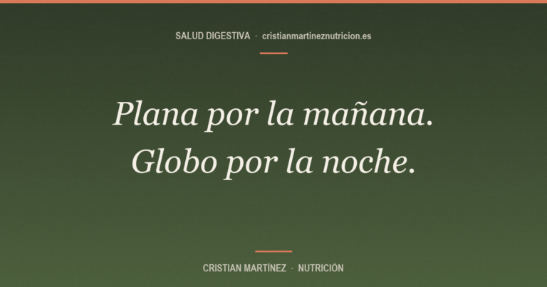 Hinchazón después de comer: cuándo es funcional y cuándo conviene investigar